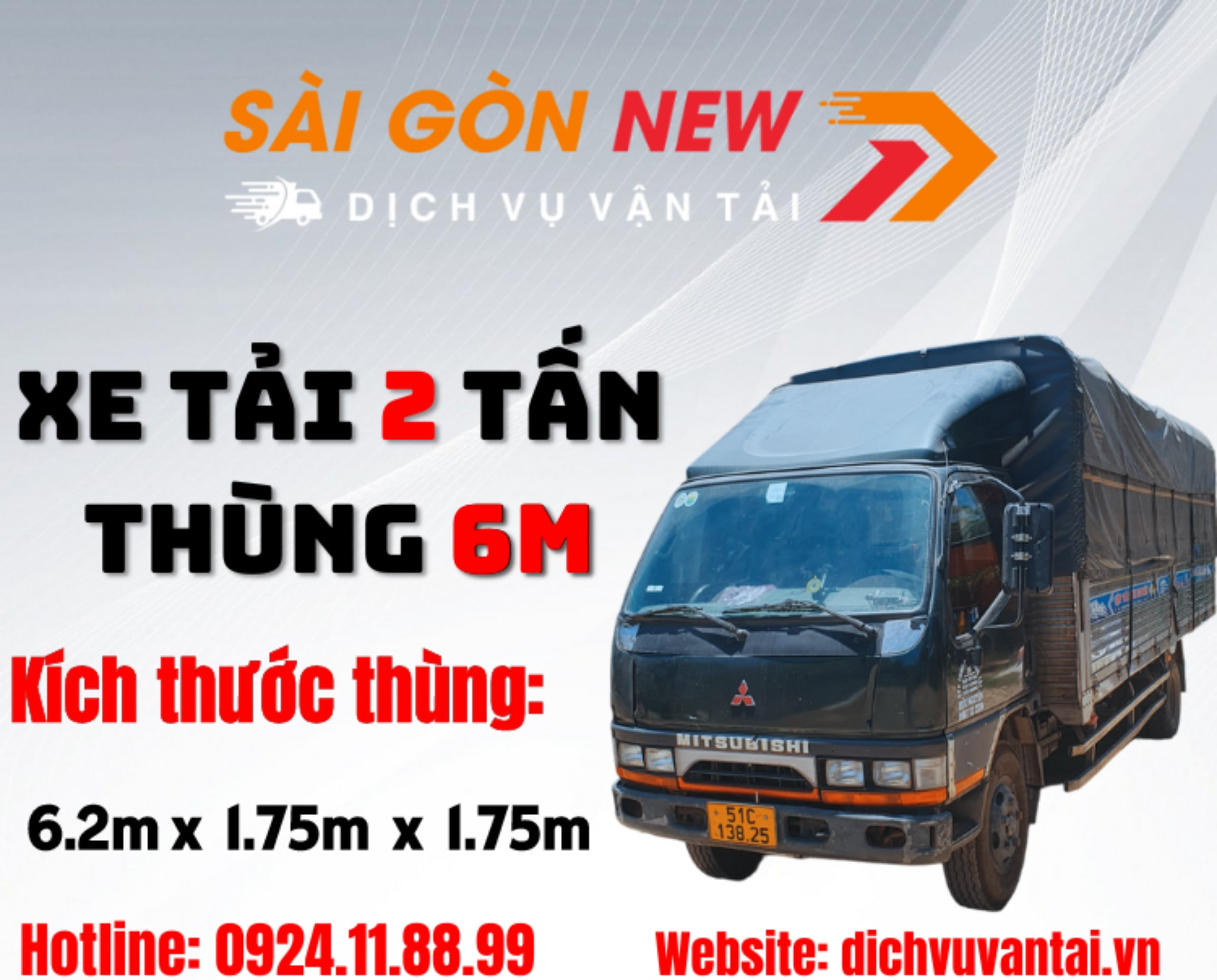 Dịch Vụ Cho Thuê Xe Tải HCM Trọng Tải Nhỏ 1 Tấn - 2 Tấn - 3 Tấn Của Đơn Vị Sài Gòn New