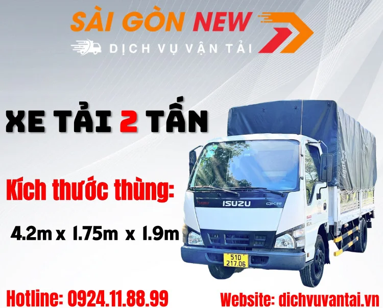 Thuê xe tải chở hàng Quận Tân Phú - TP.HCM giá rẻ với Sài Gòn New