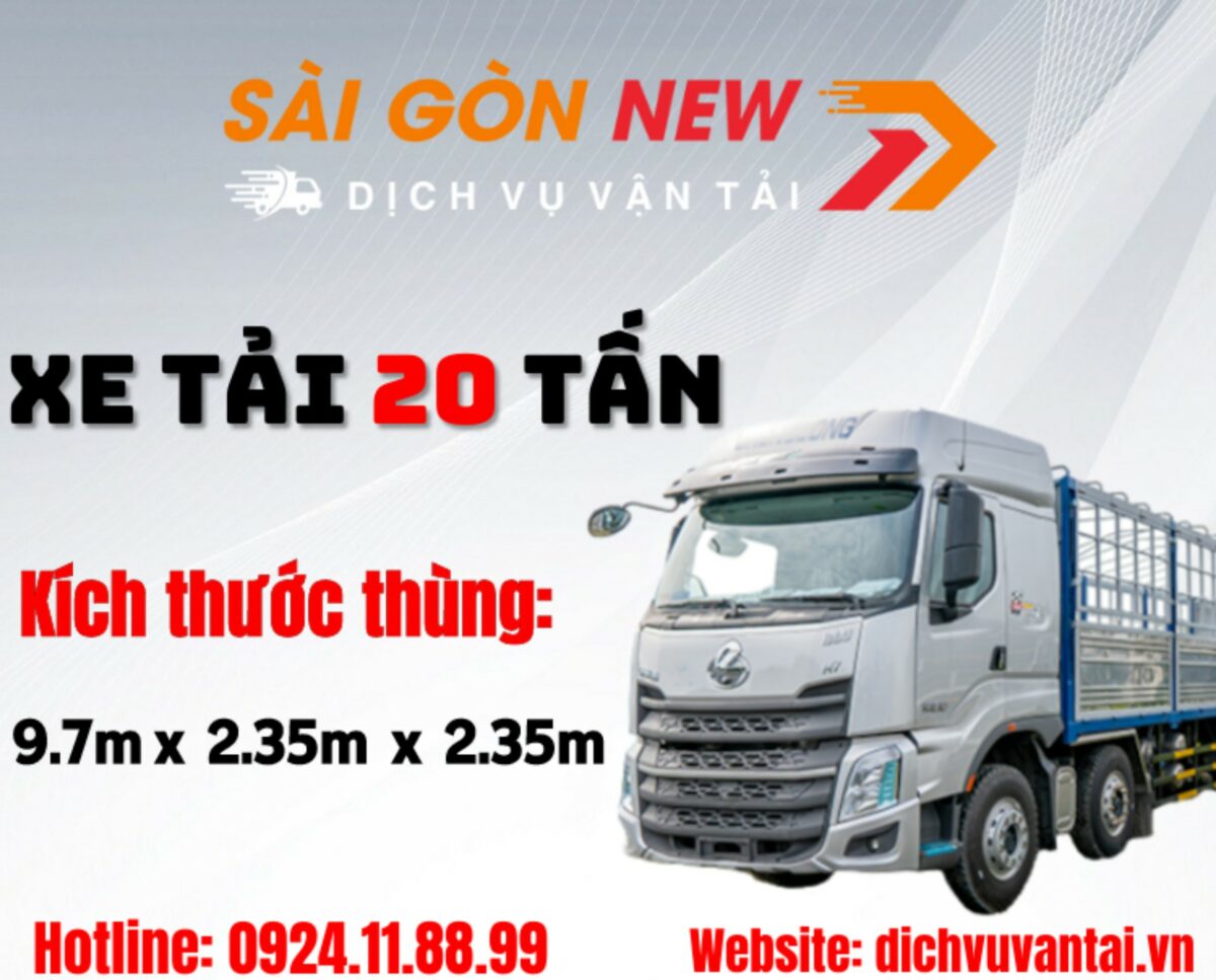 Thuê xe tải chở hàng Quận Tân Phú - TP.HCM giá rẻ với Sài Gòn New