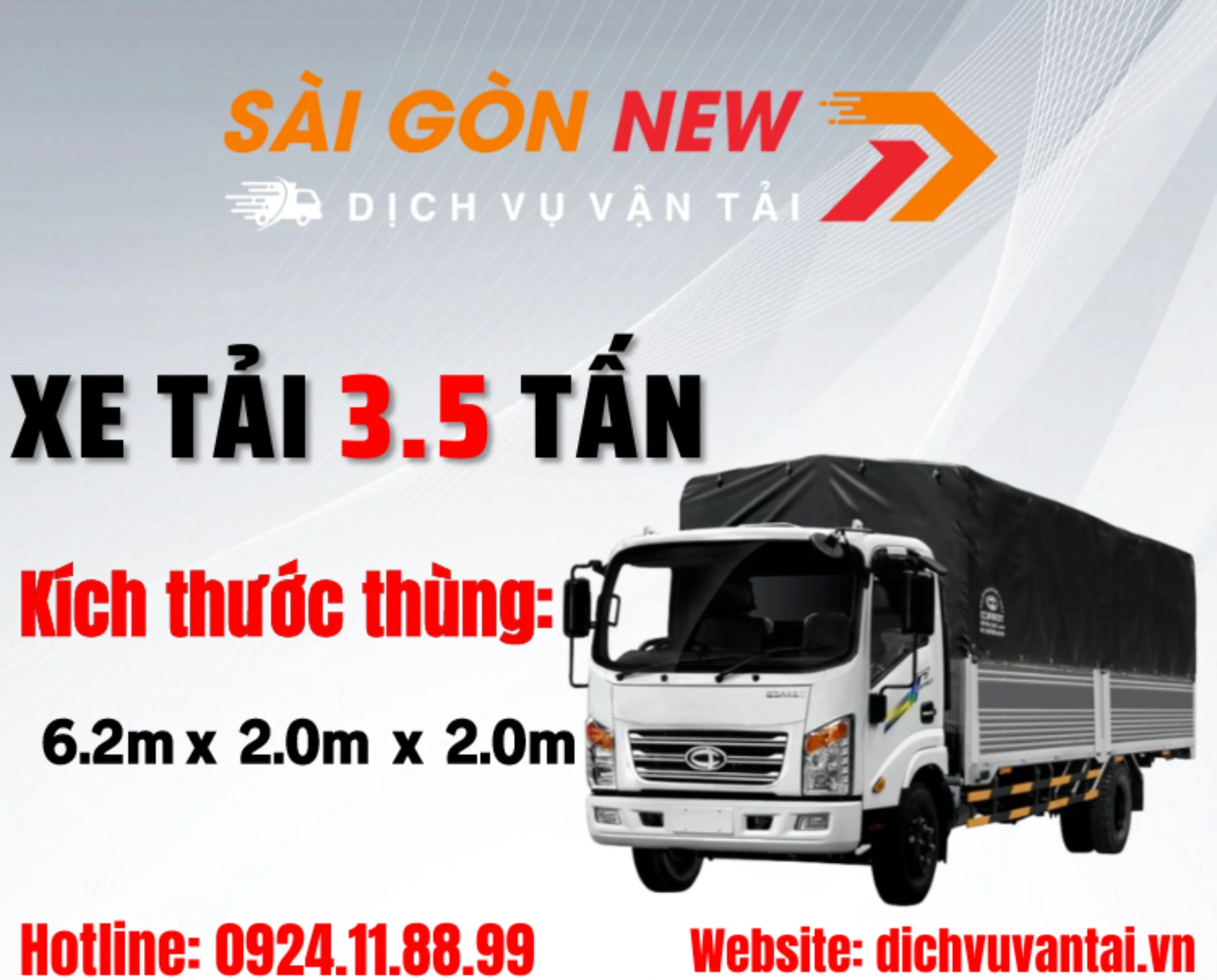 Thuê xe tải chở hàng Quận Tân Phú - TP.HCM giá rẻ với Sài Gòn New