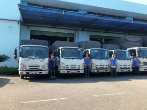 Dịch Vụ Thuê Xe Tải Chở Hàng Công Trình